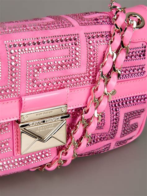 tacchi stile versace|versace pink shopping bag.